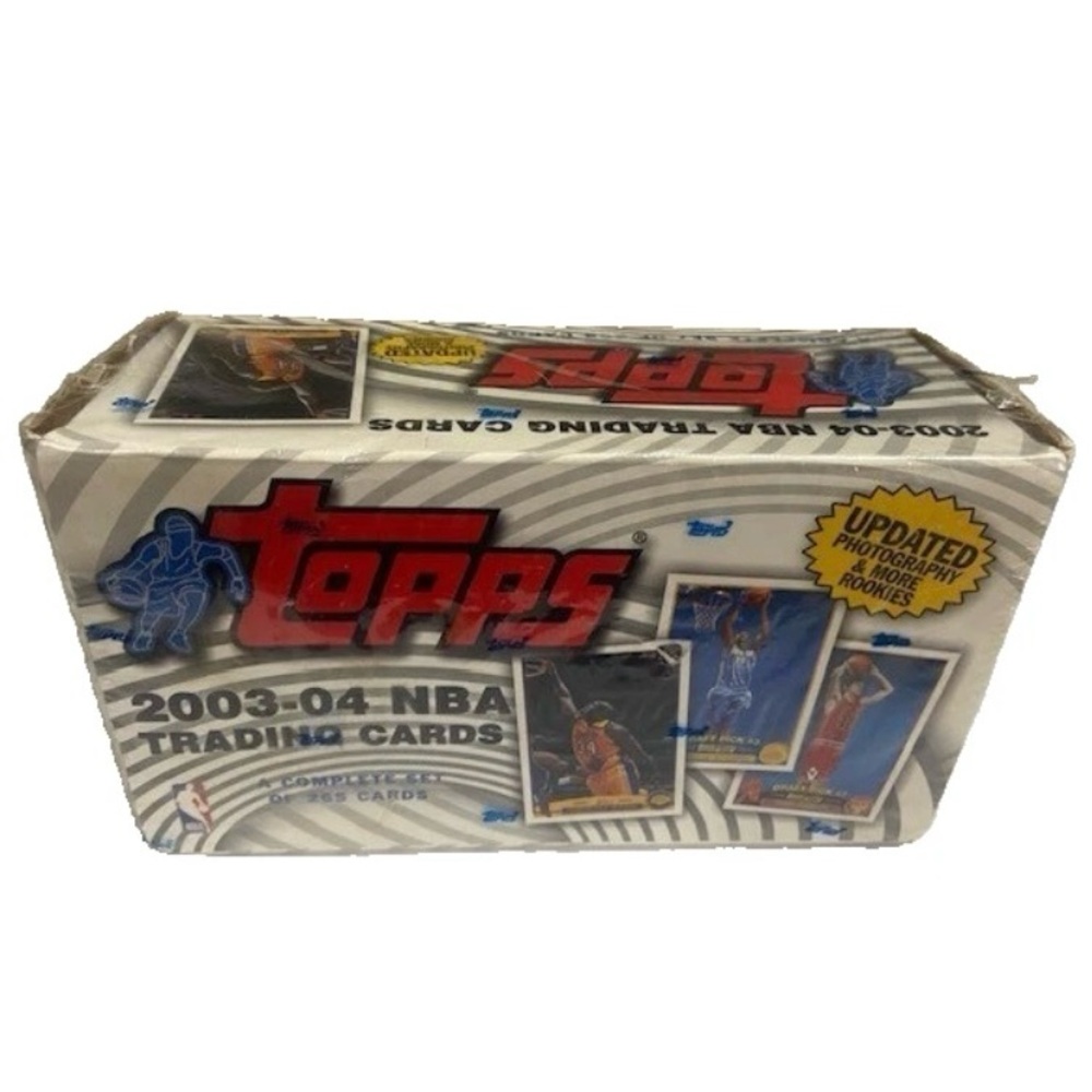 2003-04 Topps NBA Trading Cards, Hobby Complete Set, Factory Sealed, TOP ROOKIES